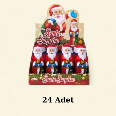 24 Adet Noel Baba Figür Çikolata