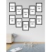 Mdf Çarpım Tablosu Çerçeve Görünümlü Çoçuklar İçin Renkli Dekoratif Hediyelik 10 Parça 10x14 Cm