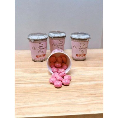 3 Adet (140 Gr) Çilekli Kakao Kaplamalı Bisküvi 
