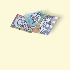 Kum Boyama Seti A4 Boyutunda (27x20 )