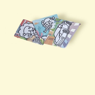 Kum Boyama Seti A4 Boyutunda (27x20 )