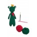 Amigurumi Organik Oyuncak-Uyku Arkadaşı Kurbağ-Örme Kurbağ-Örme Bebek