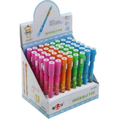 Nostaljik Oyuncaklar - Ayıcık Desenli Görünmez Kalem 3 Adet