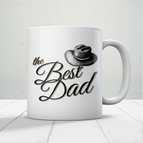 The Best Dad Baskılı Babalar Günü Kupa Bardak 