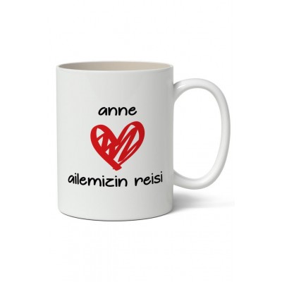 Anne Ailemizin Reisi Tasarımlı Kupa Bardak Baskılı Kahve Kupa Bardak