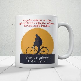 Benim Sevgili Babam Baskılı Babalar Günü Kupa Bardak Kahve Kupa Bardak-2