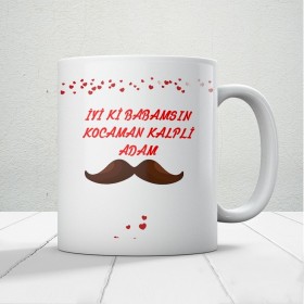 İyi Ki Babamsın Baskılı Babalar Günü Kupa Bardak Kahve Kupa Bardak
