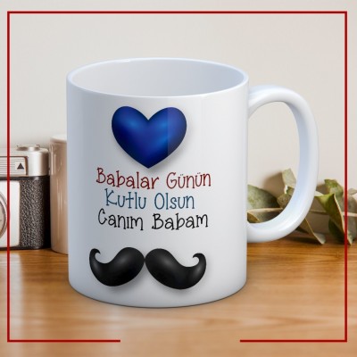 Canım Babam Baskılı Babalar Günü Kupa Bardak Kahve Kupa Bardak-28