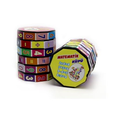 Nostaljik Oyuncaklar - Çocuklara Temel Matematiği Sevdirerek Öğreten 4 Işlem Küpü(Çarpma-Bölme-Toplama-Çıkartma)