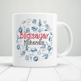 Bilgisayar Mühendislerine Özel Hediyelik Baskılı Kupa