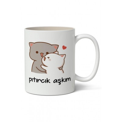 Pıtırcık Aşkım Baskılı Kupa Bardak Baskılı Kahve Kupa Bardak