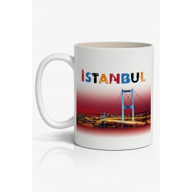 İstanbul Baskılı Kupa Bardak Baskılı Kahve Kupa Bardak-6