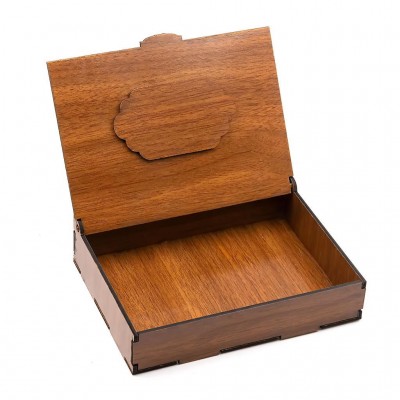 Ceviz Ahşap Slim Kutu