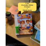 Karne Hediyesi 5 Set Nostaljik Mühür (Istampa) ve Tebrik Kartı