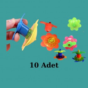 Kurmalı Topaç Çiçek Model (10 Adet)