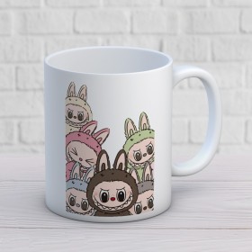 Labubu Baskılı Hediyelik Kupa Mod3