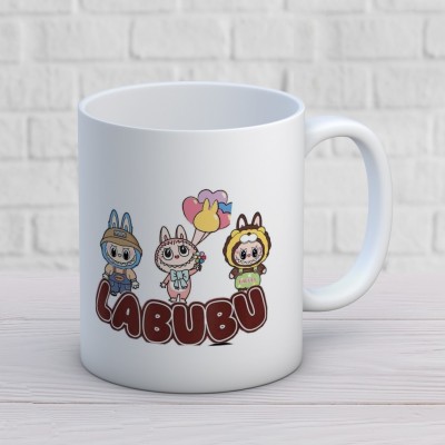Labubu Baskılı Hediyelik Kupa Mod4
