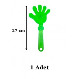 Yeşil Renkli Işıklı El Şaklatıcı 1 Adet Işıklı El Figürlü Yeşil Renkli Işıklı El Şaklatıcı 1 Adet Işıklı El Figürlü