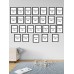 Mdf Tablo Hayvan Karakterli Renkli İngilizce 26 Harf 10x14 Cm Çerçeve Görünümlü Kreş Anaokulu Çocuk Odası Duvarı İçin Renkli Dekoratif Hediyelik 26 Parça
