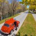 Metal Araba Çek Bırak Vw Bettle Modifiye Kırmızı Sesli ve Işıklı 