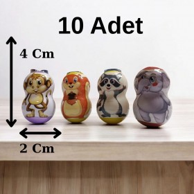 10 Adet Mini Hacıyatmaz – Düşer, Kalkar, Asla Pes Etmez! 
