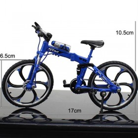 Model Dağ Ve Yol Bisikleti 17cm *10,5 Cm Mavi