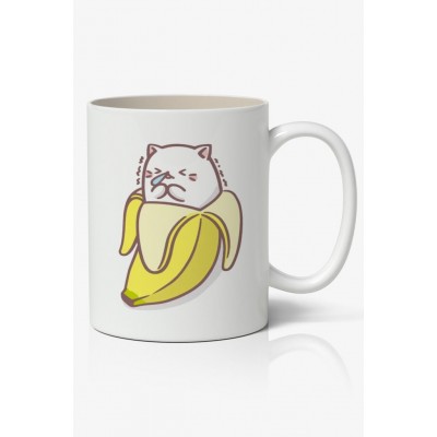 Cute Cat Temalı Baskılı Kupa Bardak Baskılı Kahve Kupa Bardak