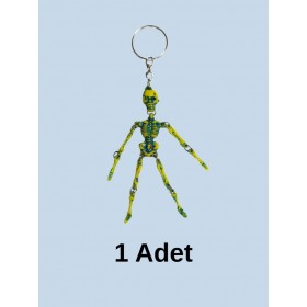 1 Adet  İskelet Anahtarlık Mod-2