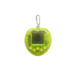 Nostaljik Kalp Sevimli Sanal Bebek Şeffaf Yeşil