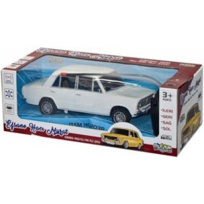 Efsane Hacı Murat Büyük Boy Şarjlı Pilli ( Beyaz ) Nostaljik Kumandalı