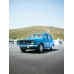Nostaljik Metal Çek Bırak Mavi Araba Renault 12 Kapılar Açılır