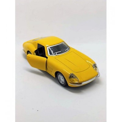 Nostaljik Metal Çek Bırak Araba Sarı Kapılar Açılır ( 1/36 Ölçek ) Mod:1