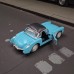 Nostaljik Metal Çek Bırak Mavi 1957 Chevrolet Corvette Araba Kapılar Açılır Nostaljik Metal Çek Bırak Mavi 1957 Chevrolet Corvette Araba Kapılar Açılır