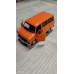 Nostaljik Metal Çek Bırak Ford Sesli ve Işıklı Minibüs Turuncu ( 1/36 Ölçek )