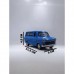 Nostaljik Metal Çek Bırak Ford Sesli ve Işıklı Minibüs Mavi ( 1/36 Ölçek )