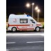 Metal Çek Bırak Sesli ve Işıklı Ambulans ( 1/36 Ölçek )