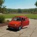 Nostaljik Metal Çek Bırak Kırmızı Fiat 126 Araba Kapılar Açılır