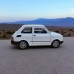 Nostaljik Metal Çek Bırak Beyaz Fiat 126 Araba Kapılar Açılır