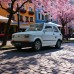 Nostaljik Metal Çek Bırak Beyaz Fiat 126 Araba Kapılar Açılır