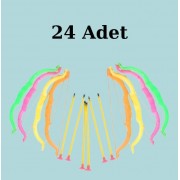 Plastik Ok Yay Seti (24 Adet)