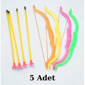 Plastik Ok Yay Seti (5 Adet)