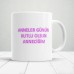 Anneler Günün Kutlu Olsun Anneciğim Yazılı 1 Adet Annelerin Kalbini Isıtacak Tasarım Hediyelik Kupa