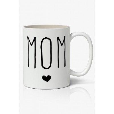 Mom (Anne) Tasarımlı Kupa Bardak Baskılı Kahve Kupa Bardak