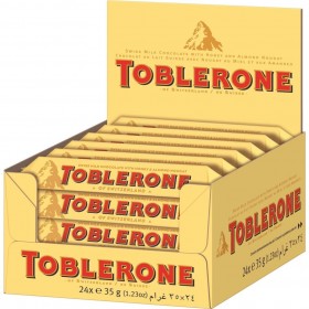 Toblerone Bal Bademli Çikolata 35 gr 24'lü Paket