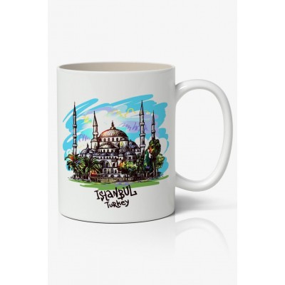İstanbul Baskılı Kupa Bardak Baskılı Kahve Kupa Bardak-2