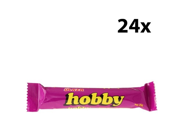 Ülker Hobby Fındıklı Çikolata 25 Gr 24'lü Nostaljik Çikolatalar