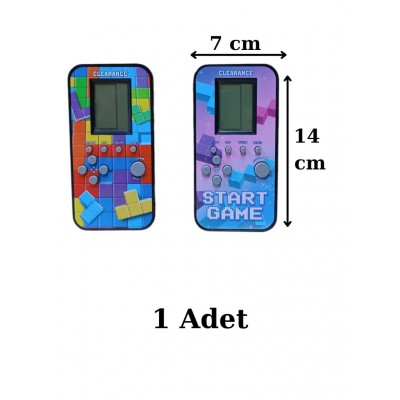 Yeni Model Nostaljik Tetris 1 Adet ( Piller Hediyedir )