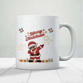 Yılbaşı Temalı Merry Christmas Yazılı Hediyelik Kupa